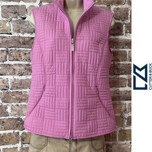 𝅺Cutter & Buck Quilted‎ Puffer Vest Jacket - Picture 2 of 5